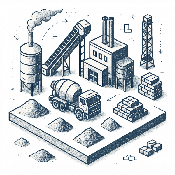 Materiali da costruzione pesante